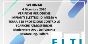 WEBINAR – IMPIANTI ELETTRICI DI MESSA A TERRA