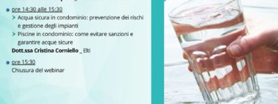 Salubrità Delle Acque Destinate Al Consumo Umano